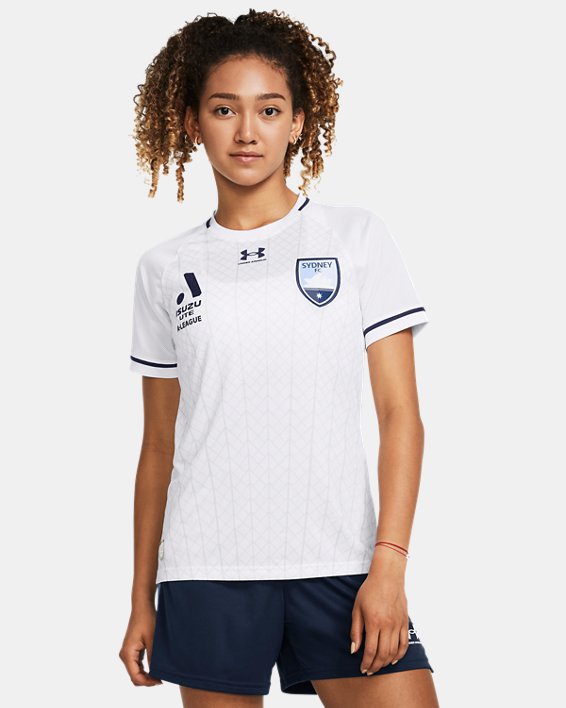 Women's UA SYD Replica Jersey in White image number 0